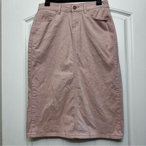 SOLD-Inherit Pink Denim Skirt